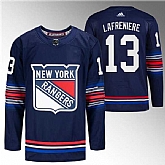 Men's New York Rangers #13 Alexis Lafreniere Navy Stitched Jersey Dzhi,baseball caps,new era cap wholesale,wholesale hats